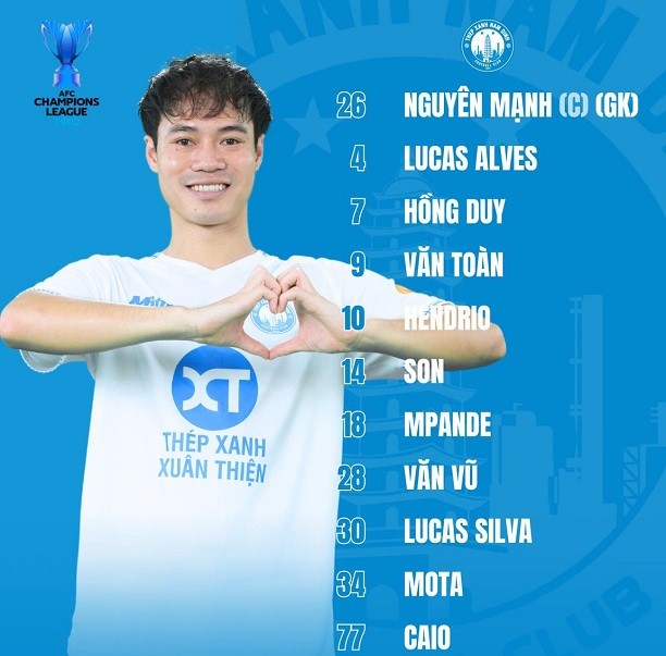 keo nha cái net Nam Định ra quân tưng bừng ở AFC Champions League 2